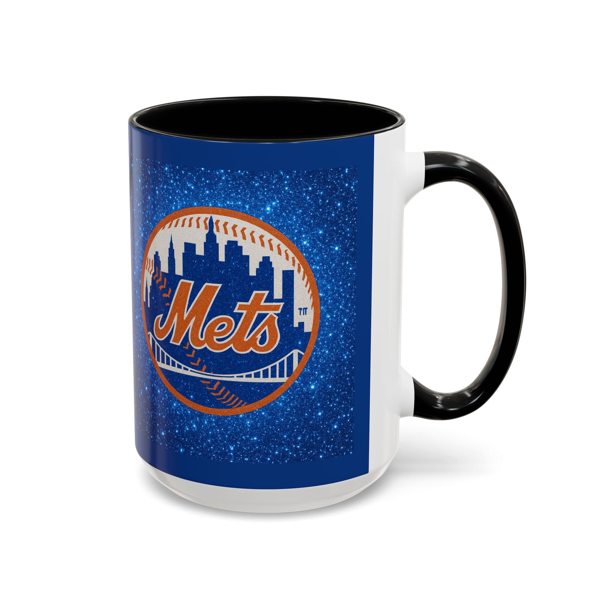 New York Mets Accent Coffee Mug – Team Logo 11/15oz Baseball Fan Gift - Chubby Little Cheeks Co.