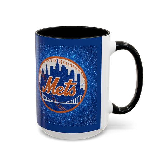 New York Mets Accent Coffee Mug – Team Logo 11/15oz Baseball Fan Gift - Chubby Little Cheeks Co.