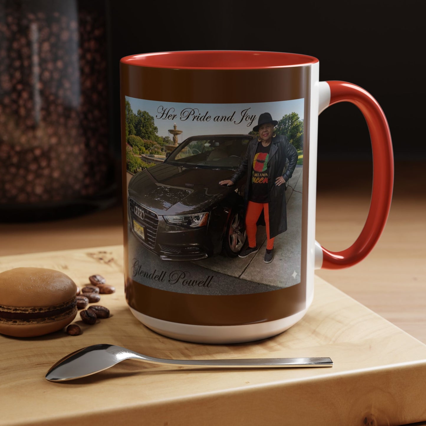 Personalized Photo Coffee Mug — 'Her Pride and Joy' Custom Car & Owner Tribute