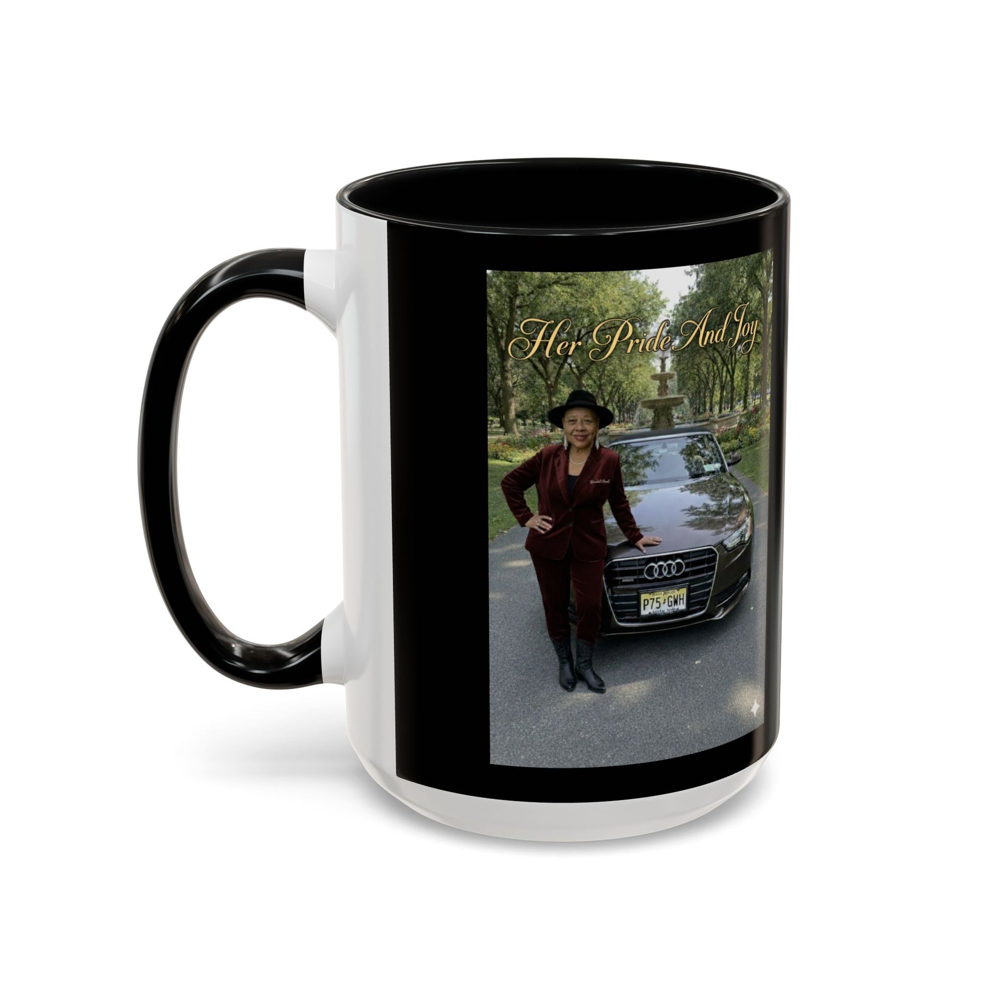 Personalized Photo Coffee Mug — "Her Pride and Joy" Car Tribute Accent Mug - Chubby Little Cheeks Co.