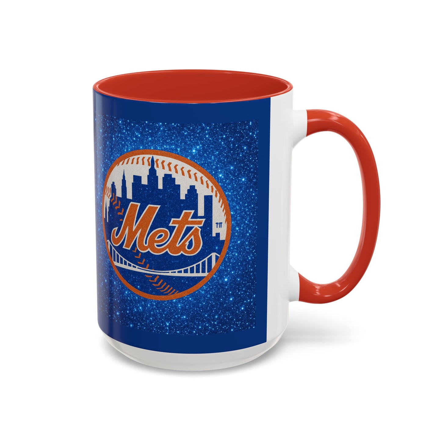 New York Mets Accent Coffee Mug – Team Logo 11/15oz Baseball Fan Gift - Chubby Little Cheeks Co.