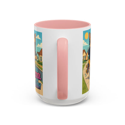 Retro Roller Skating Male French Bulldog Mug – 80’s Groove Vibes - Chubby Little Cheeks Co.