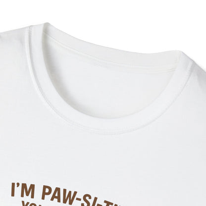 I’m Paw-si-tive You’ve Lost It Cat T-Shirt – Funny Persian Cat With Doggie Treats - Chubby Little Cheeks Co.