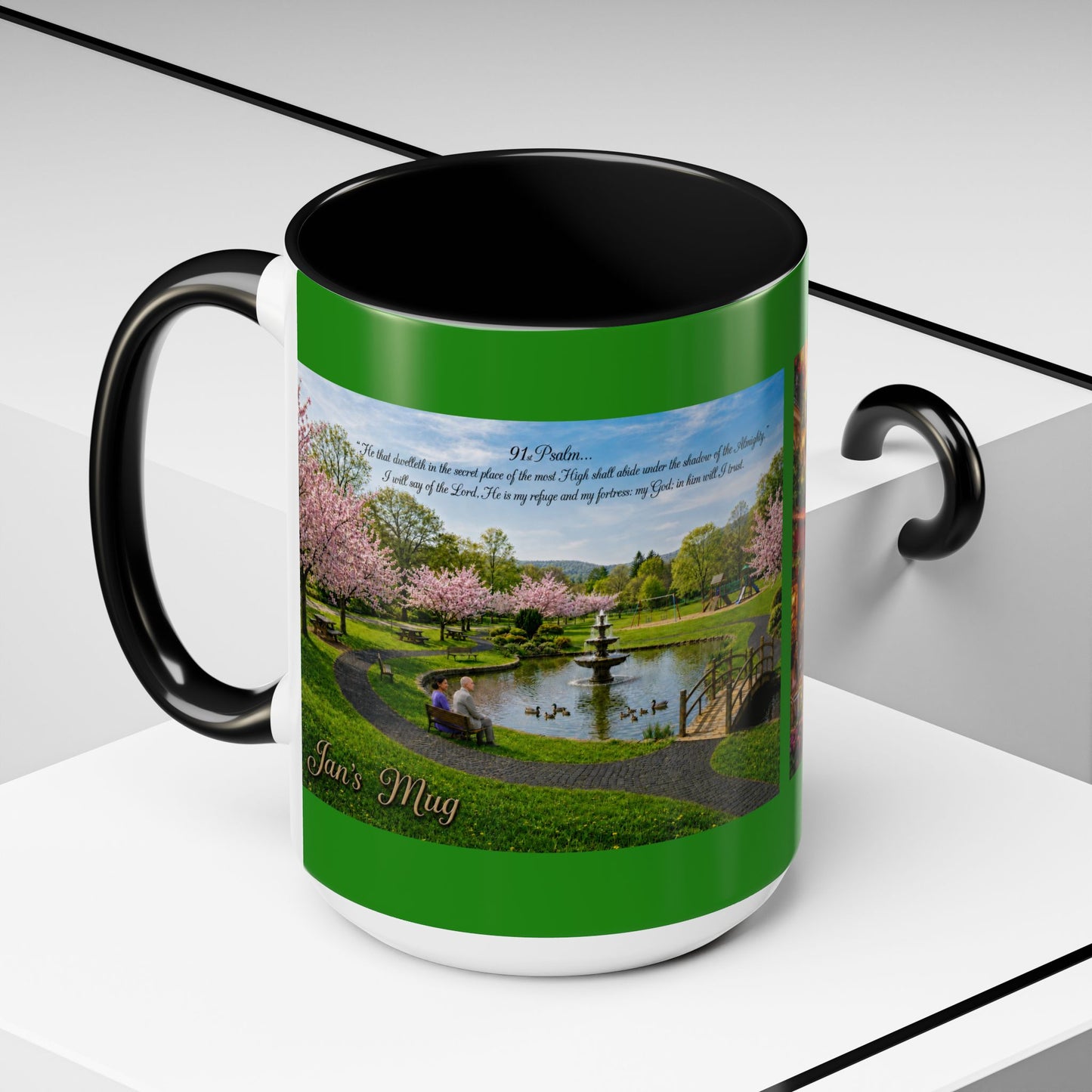 Paris Street Scene Coffee Mug – "Life is but a dream" Accent Mug