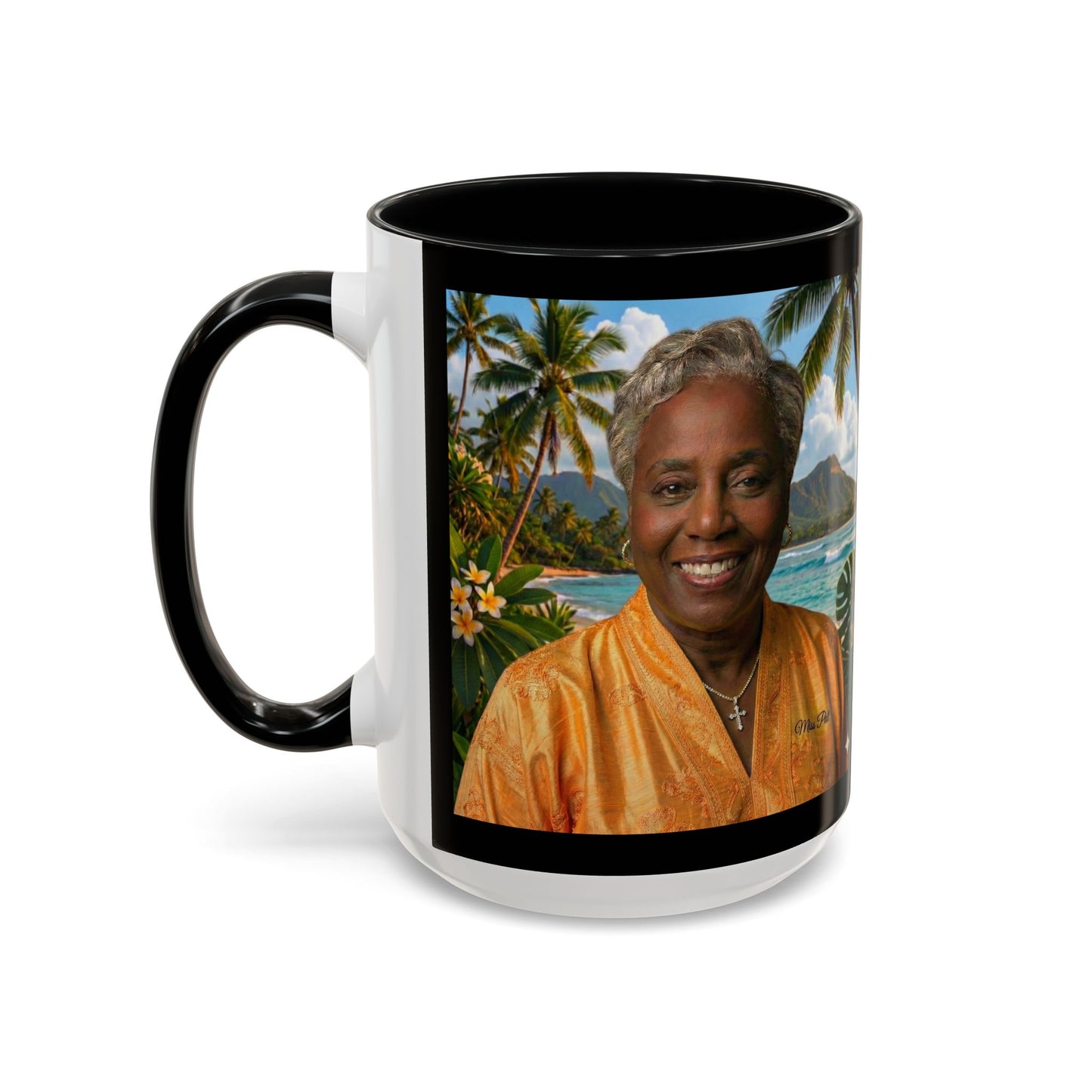 Psalm 91 Accent Coffee Mug — Inspirational Religious Scripture Tribute - Chubby Little Cheeks Co.