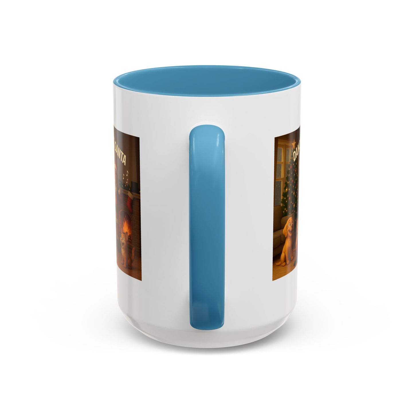 "Dance Time for(Blk) Mrs. Santa" Festive Holiday Mug (15oz)