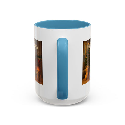 "Dance Time for(Blk) Mrs. Santa" Festive Holiday Mug (15oz)