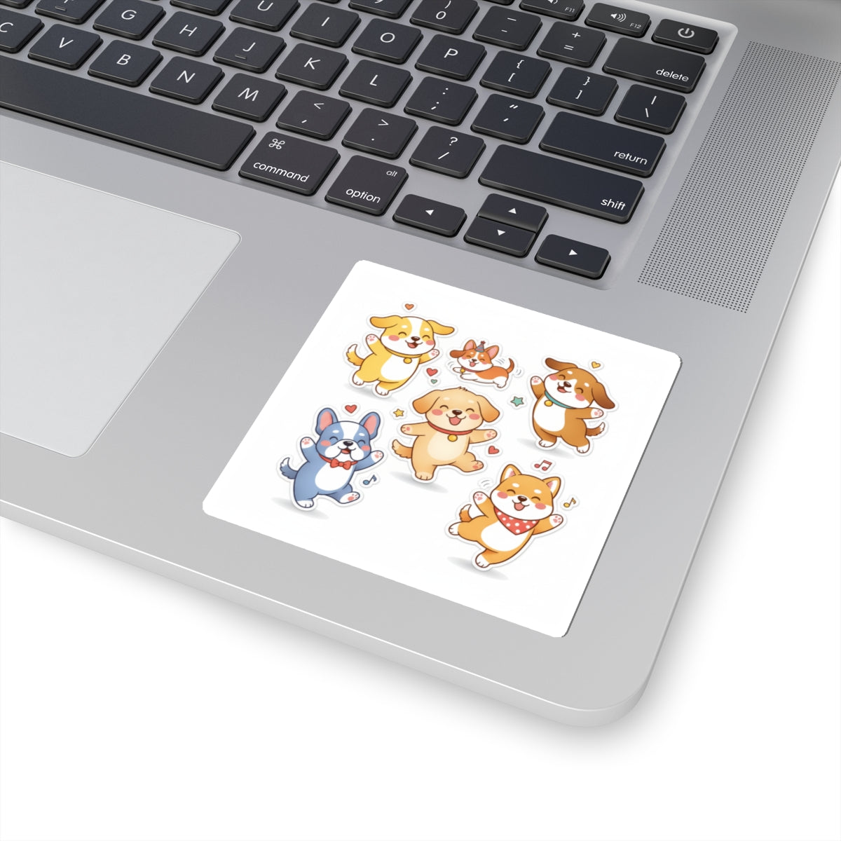 Cute Dancing Dogs Kiss-Cut Sticker Pack — Corgi & Puppy Vinyl Decals - Chubby Little Cheeks Co.