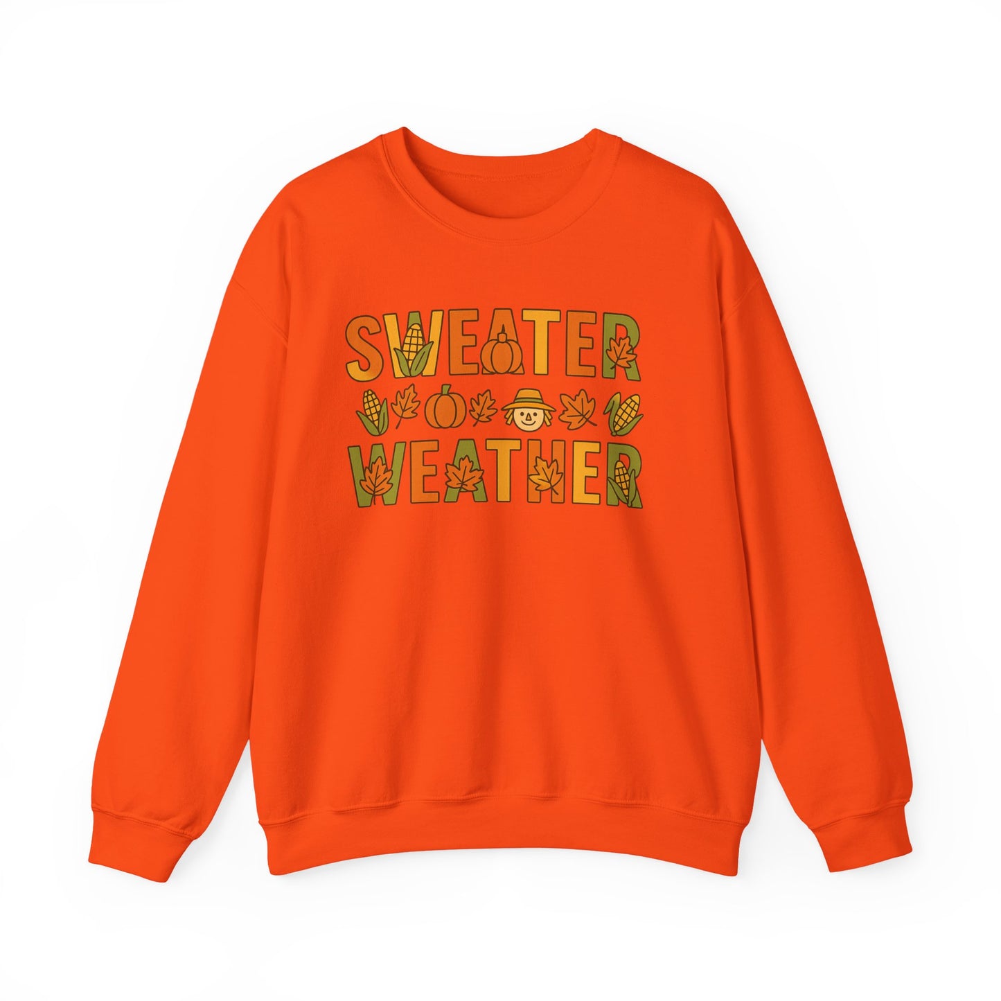 Sweater Weather- Crewneck Sweatshirt - Cozy Fall Apparel - Chubby Little Cheeks Co.