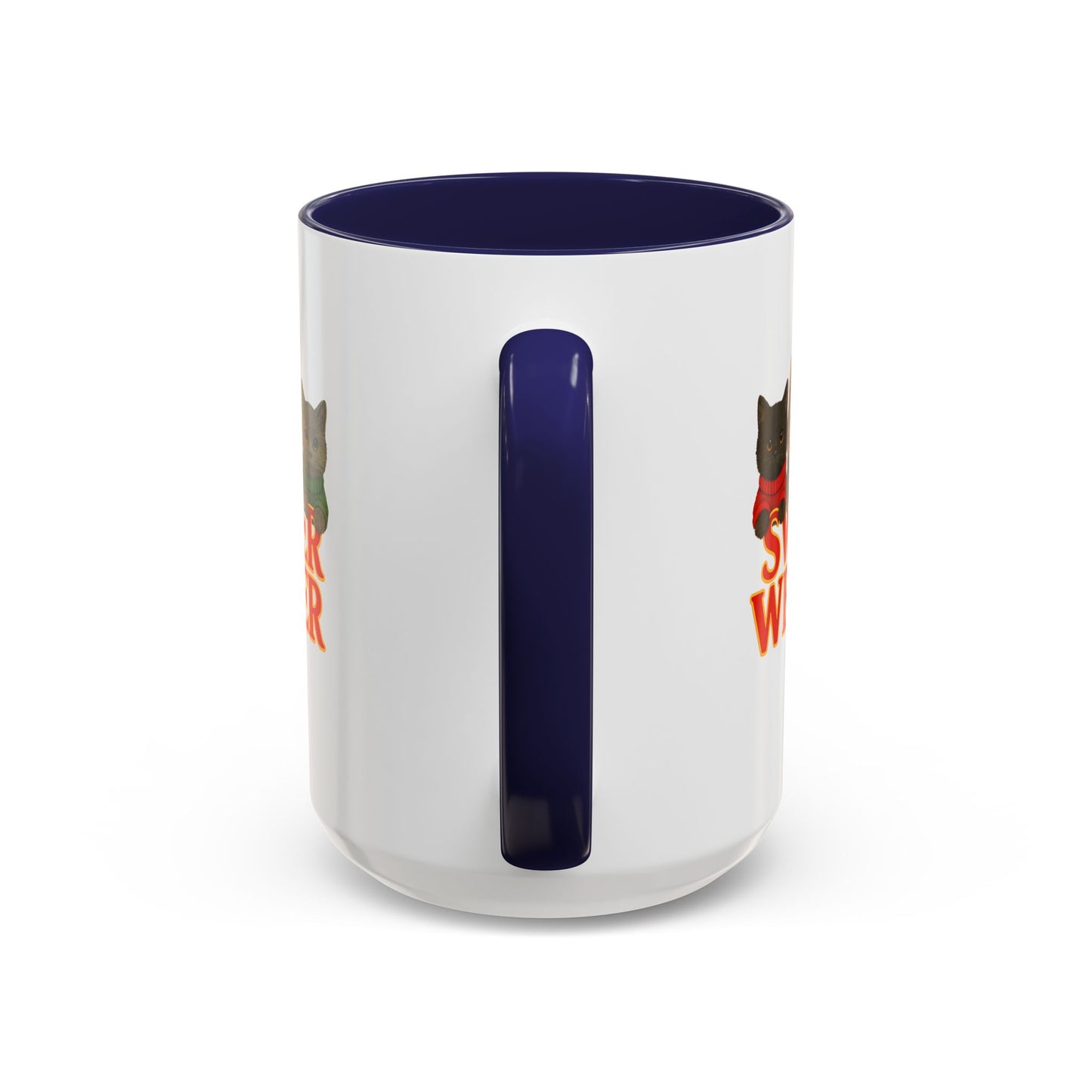 Sweater Weather Mug — Cute Kittens in Sweaters Accent Coffee Mug (150z) - Chubby Little Cheeks Co.