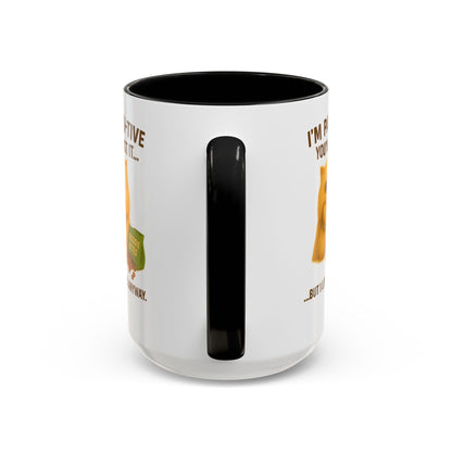 I’m Paw-si-tive You’ve Lost It Cat Mug – Funny Persian Cat With Doggie Treats - Chubby Little Cheeks Co.