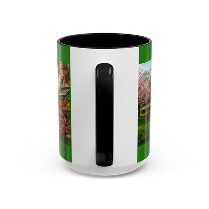 Paris Street Scene Coffee Mug – "Life is but a dream" Accent Mug