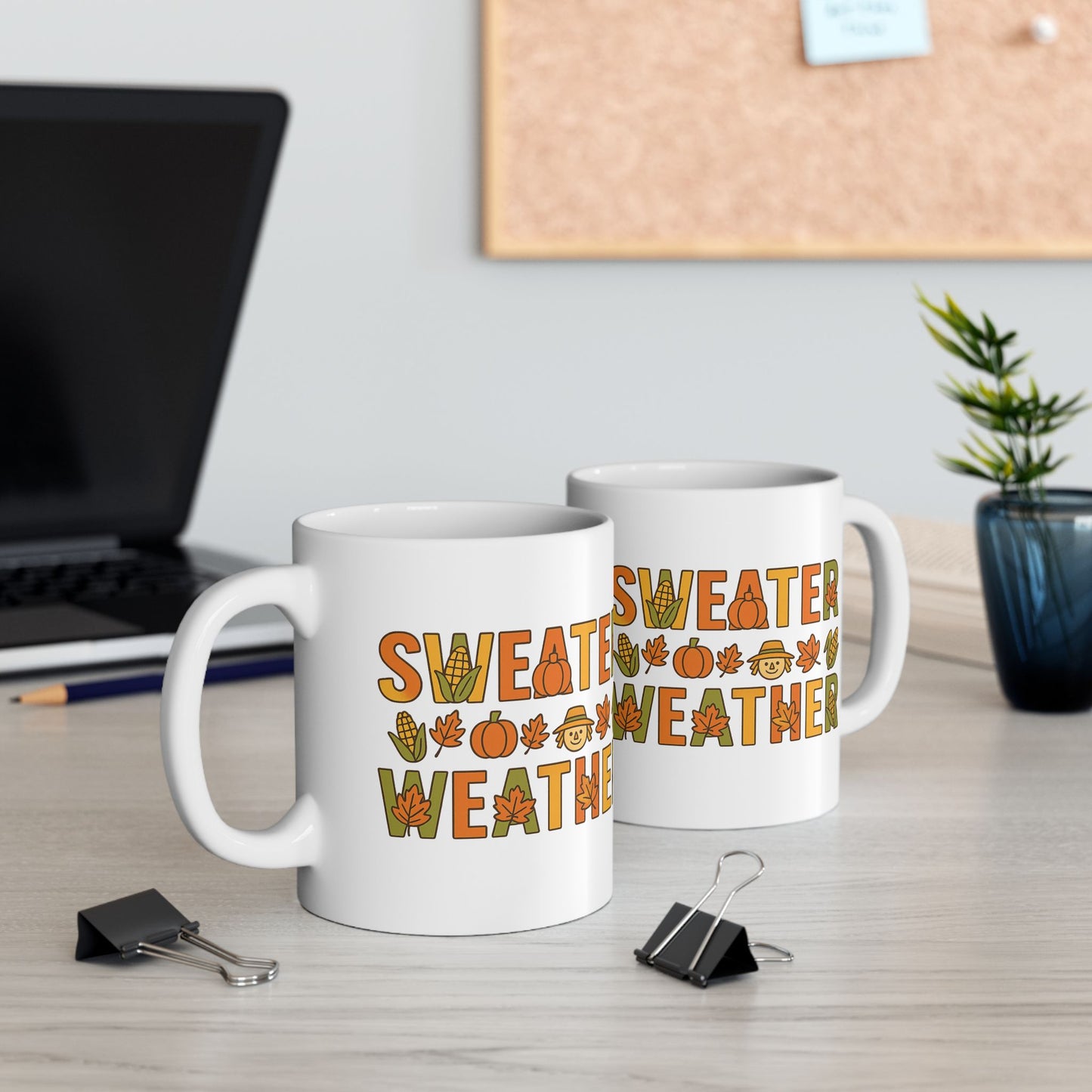 Sweater Weather-Autumn Vibes Ceramic Mug - Chubby Little Cheeks Co.