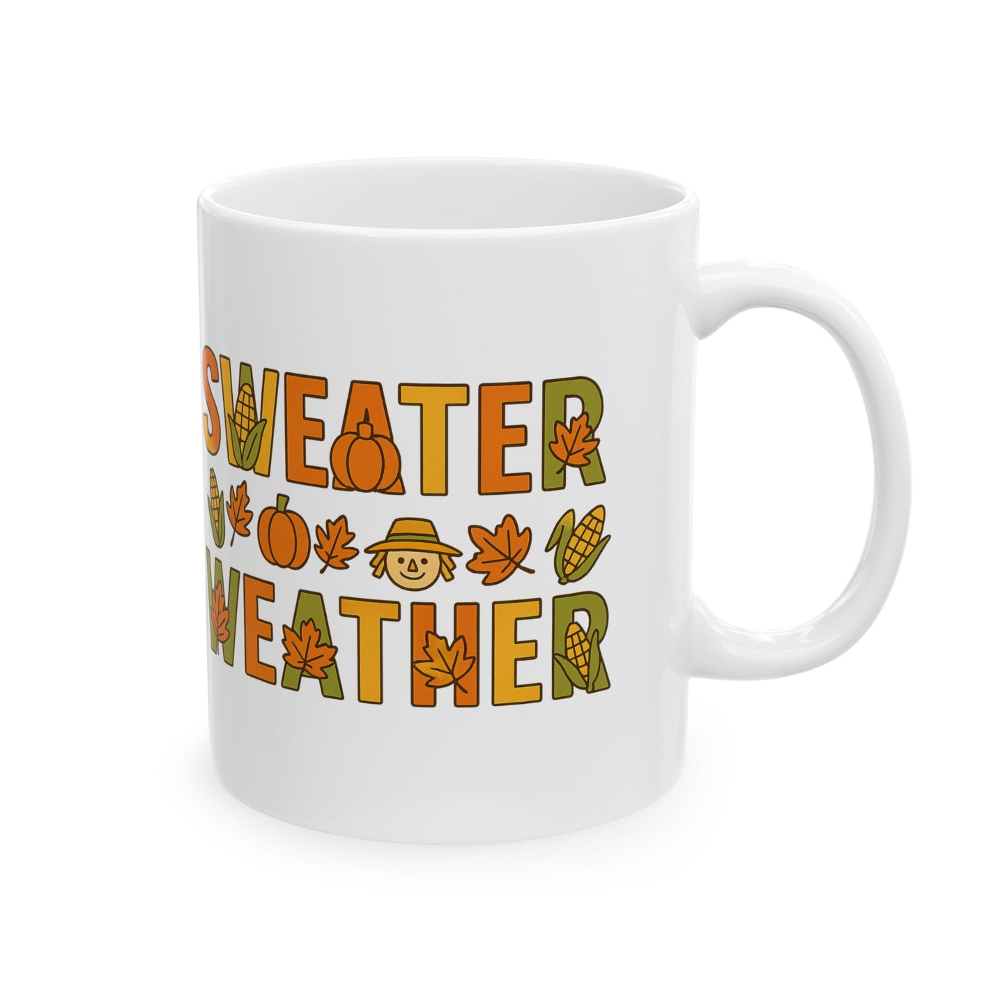 Sweater Weather-Autumn Vibes Ceramic Mug - Chubby Little Cheeks Co.