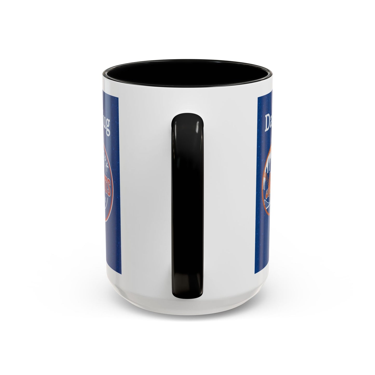 Personalized Baseball Fan Coffee Mug — "Damon's Mug" Mets & Giants Accent Cup - Chubby Little Cheeks Co.