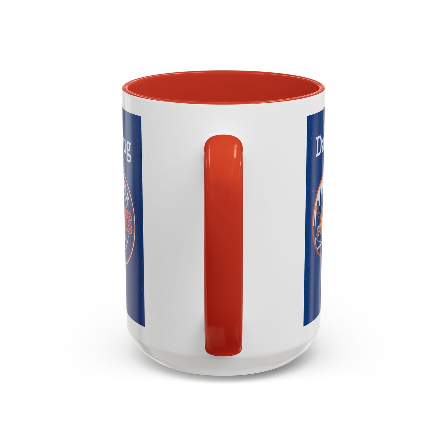Personalized Baseball Fan Coffee Mug — "Damon's Mug" Mets & Giants Accent Cup - Chubby Little Cheeks Co.