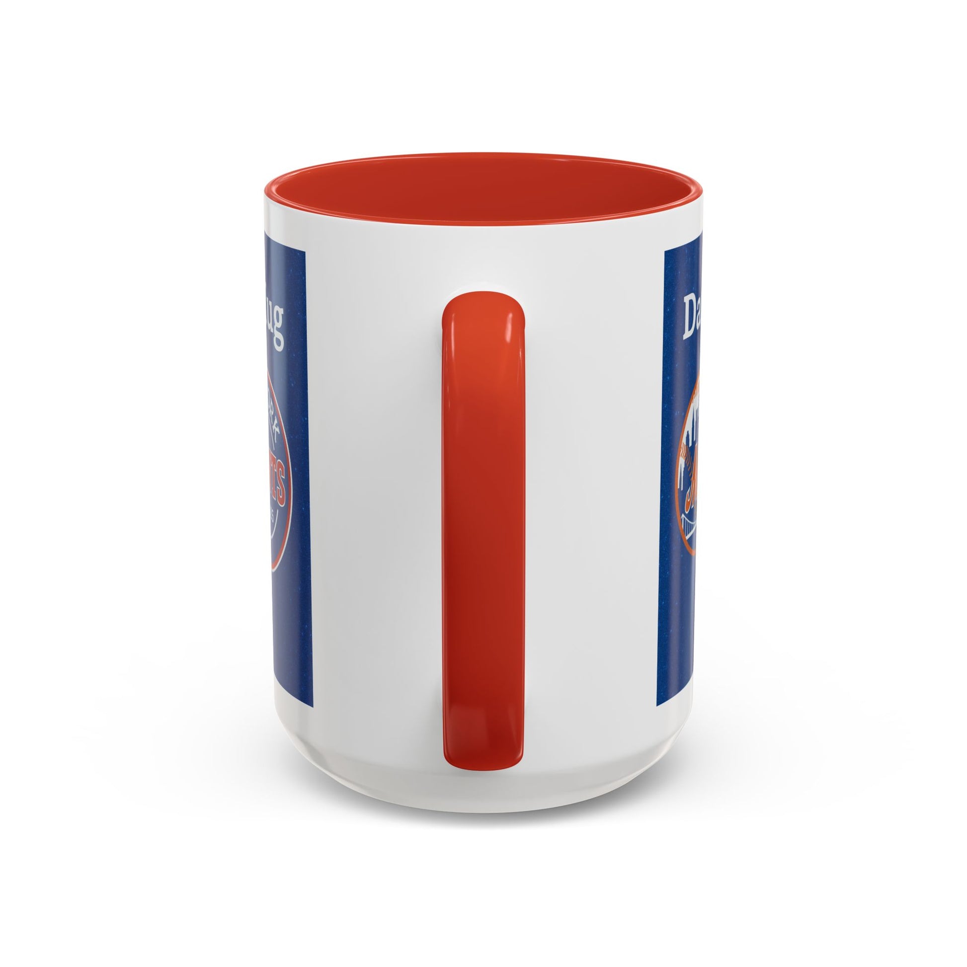 Personalized Baseball Fan Coffee Mug — "Damon's Mug" Mets & Giants Accent Cup - Chubby Little Cheeks Co.
