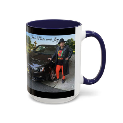 Photo Accent Coffee Mug — Personalized 'Her Pride and Joy' Car & Owner Tribute