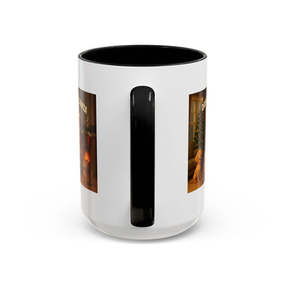 "Dance Time for(Blk) Mrs. Santa" Festive Holiday Mug (15oz)