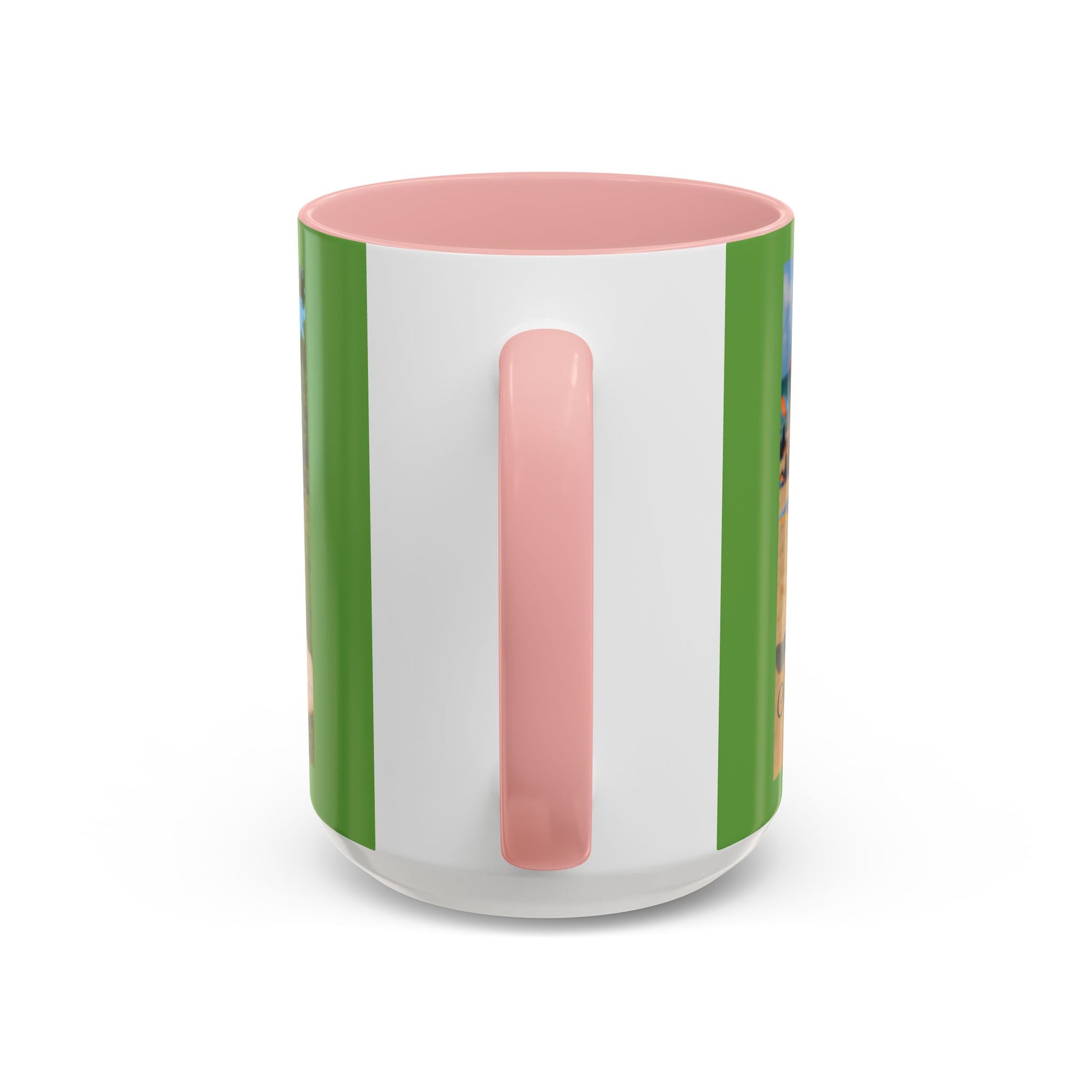 Dog Photo Accent Coffee Mug — "Marshmallow in Nature" Personalized 15oz - Chubby Little Cheeks Co.