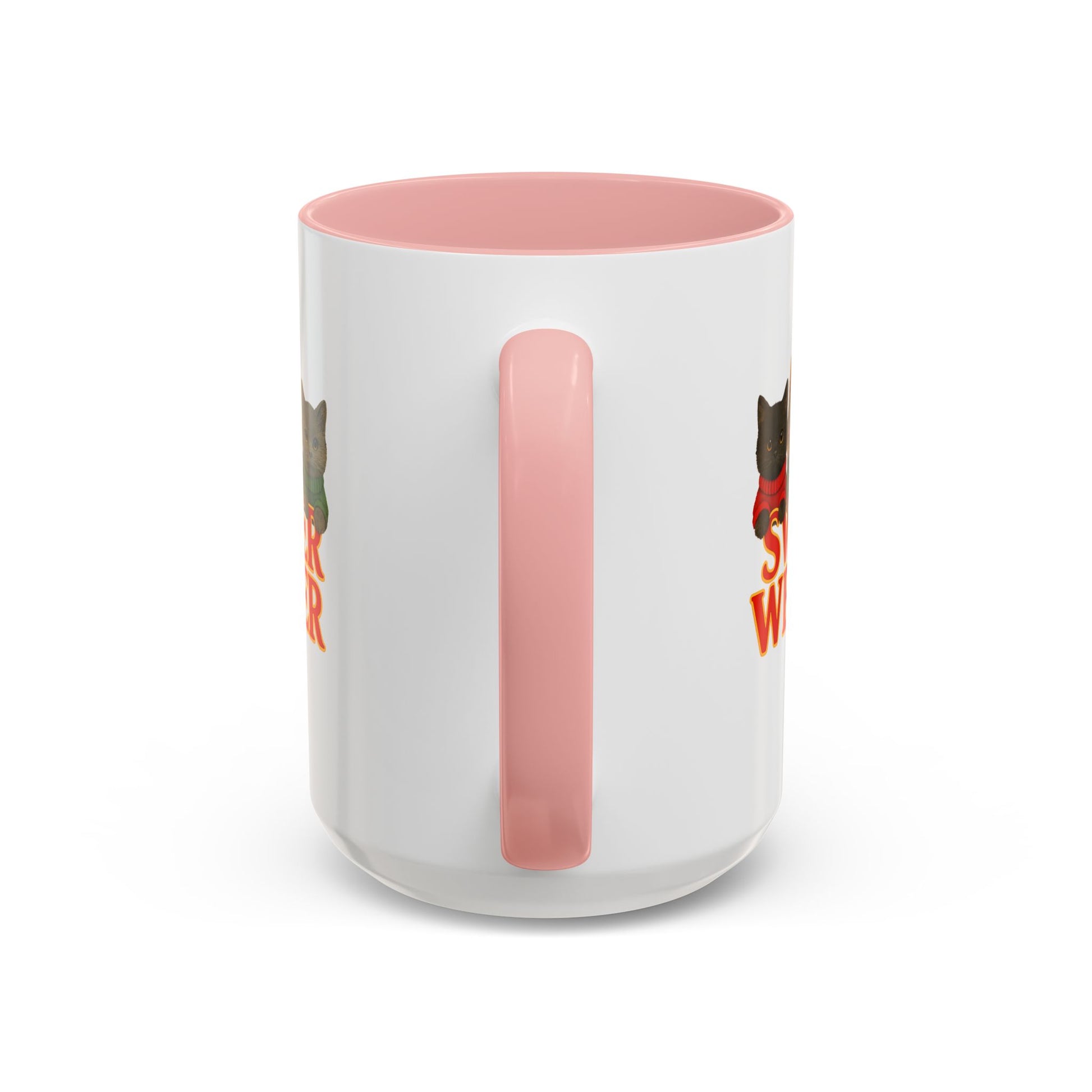 Sweater Weather Mug — Cute Kittens in Sweaters Accent Coffee Mug (150z) - Chubby Little Cheeks Co.