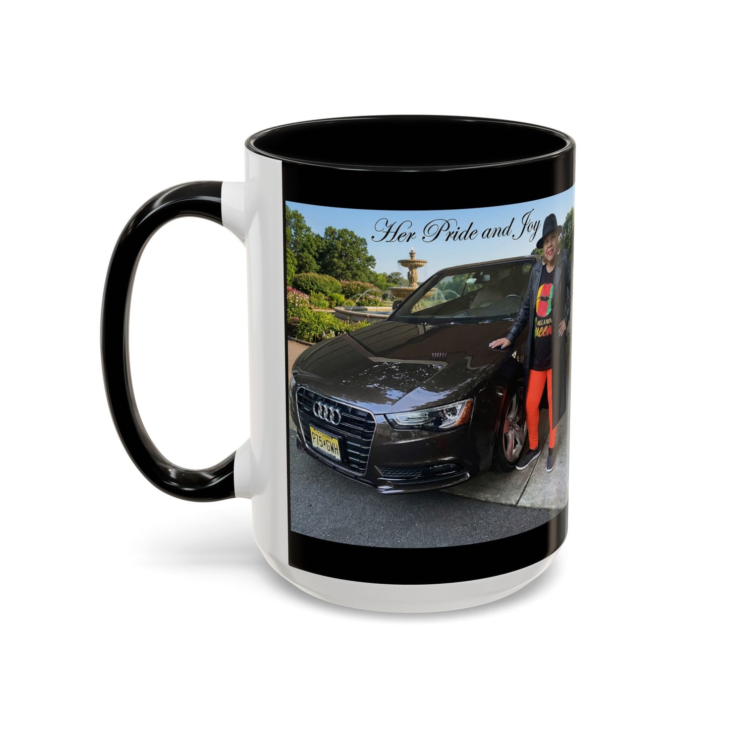 Photo Accent Coffee Mug — Personalized 'Her Pride and Joy' Car & Owner Tribute