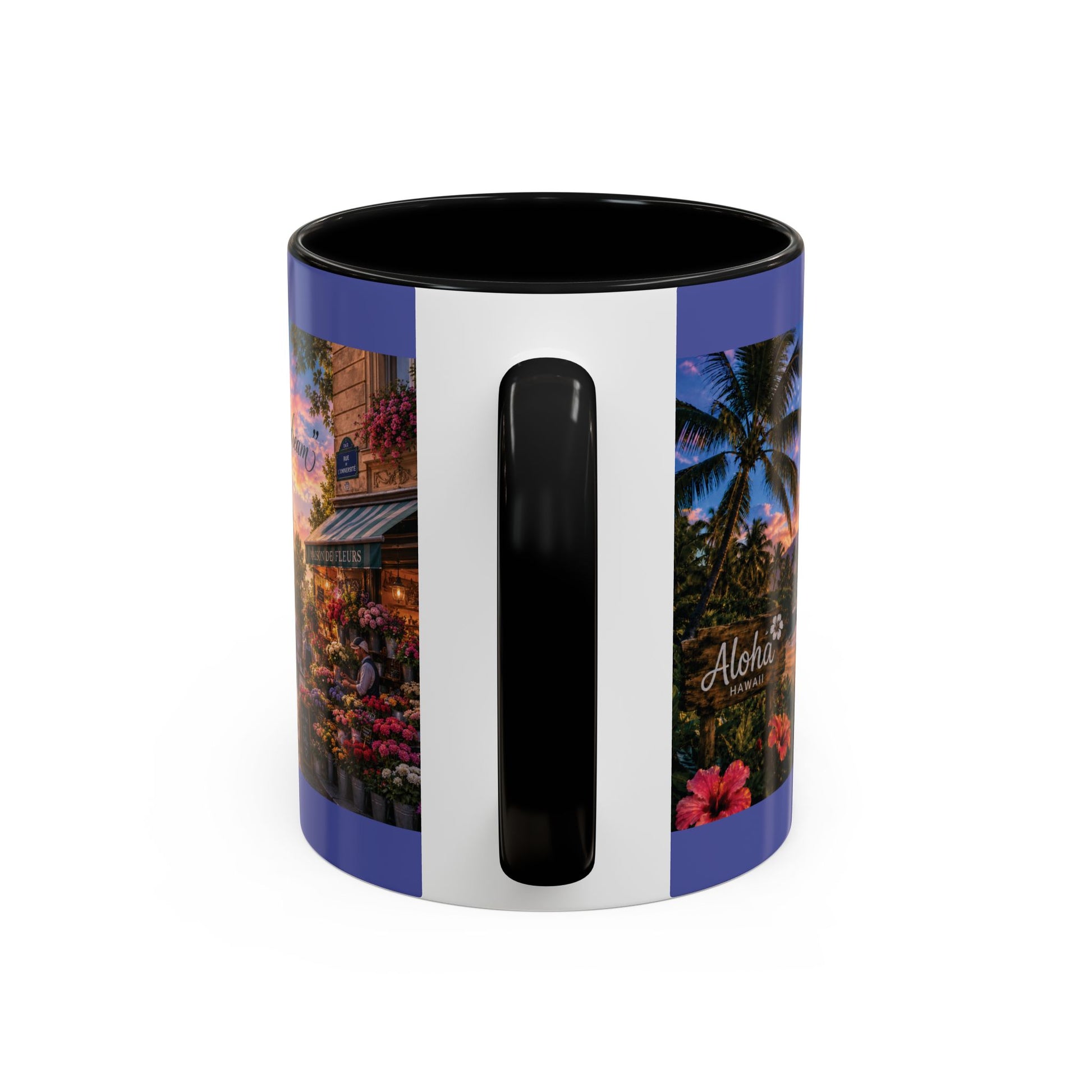 Paris Sunset Coffee Mug — "Life is but a dream" Accent Ceramic Mug (11/15oz) - Chubby Little Cheeks Co.