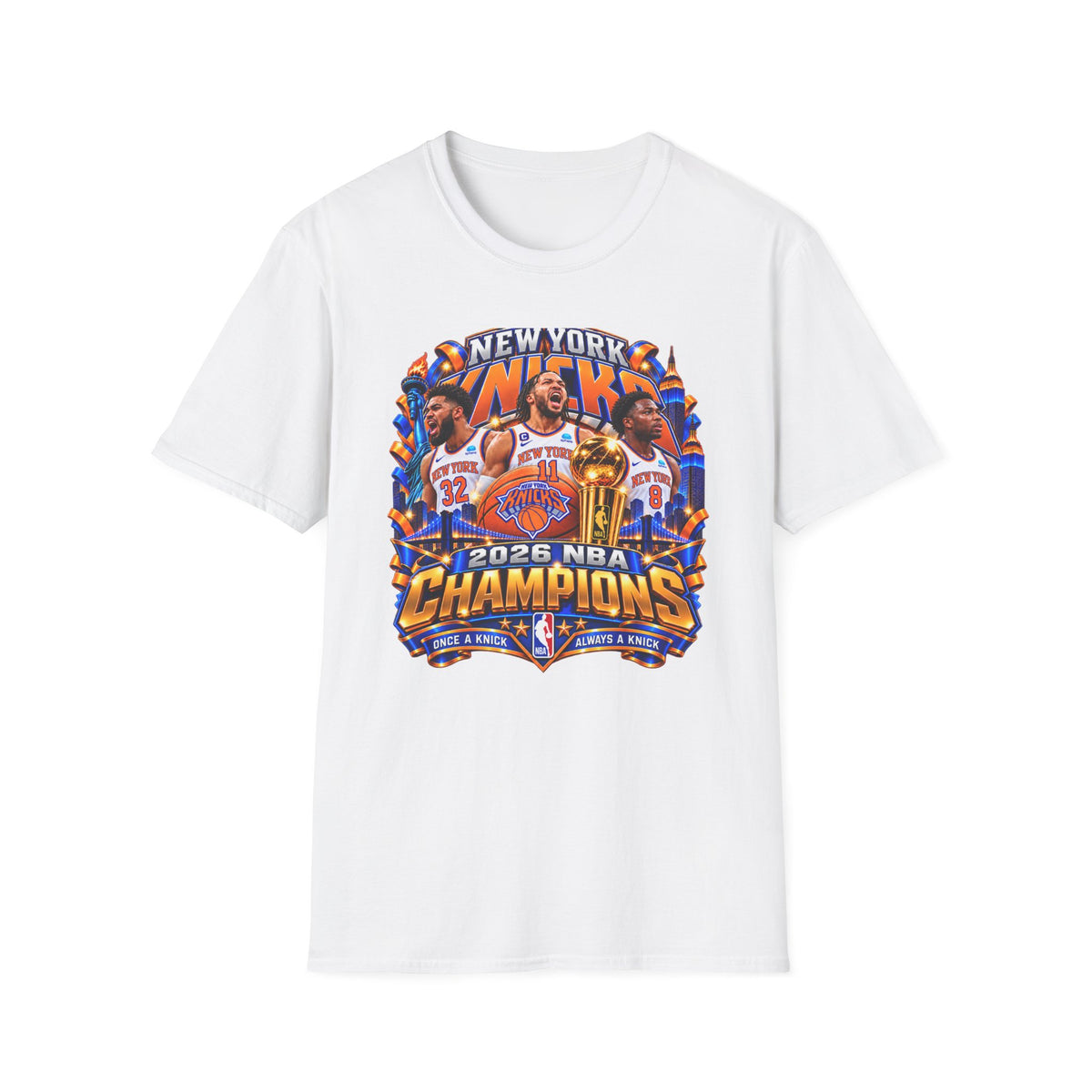 New York Knicks 2026 NBA Champions T-Shirt - Chubby Little Cheeks Co.