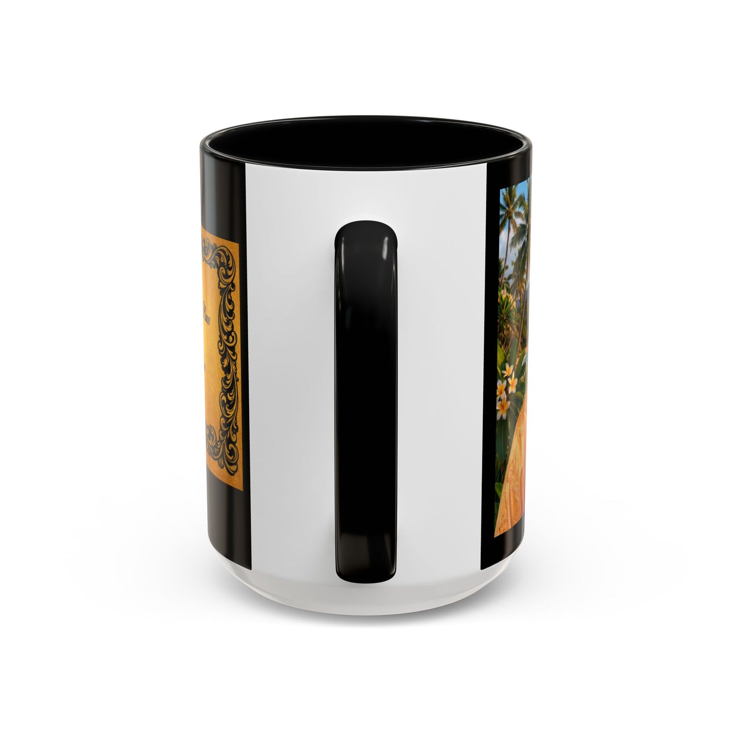 Psalm 91 Accent Coffee Mug — Inspirational Religious Scripture Tribute - Chubby Little Cheeks Co.
